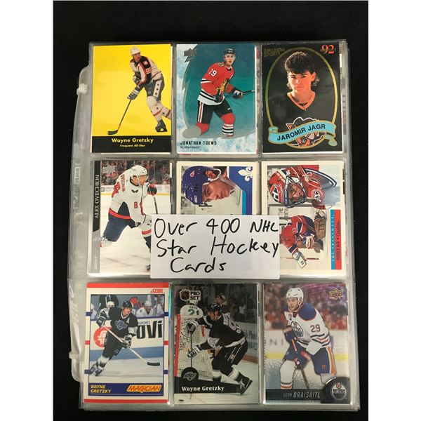 OVER 400 NHL HOCKEY STAR HOCKEY CARDS