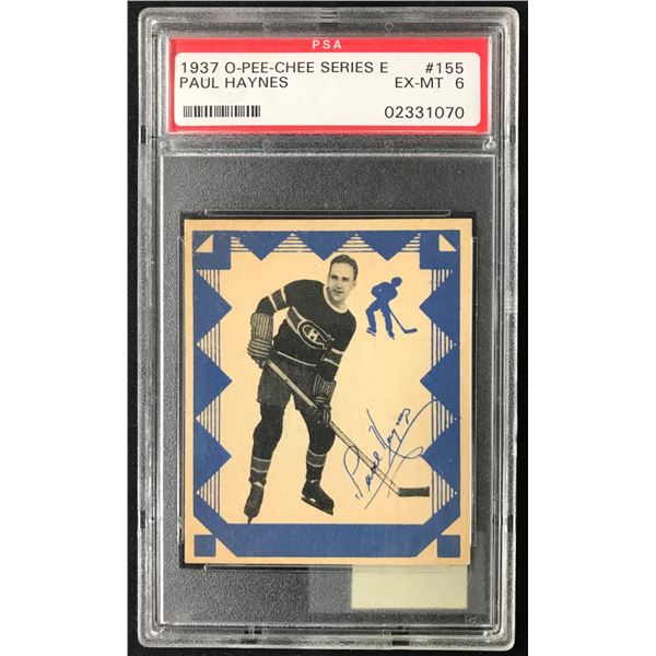 1937 O-PEE-CHEE SERIES E #155 PAUL HAYNES (EX-MT 6)