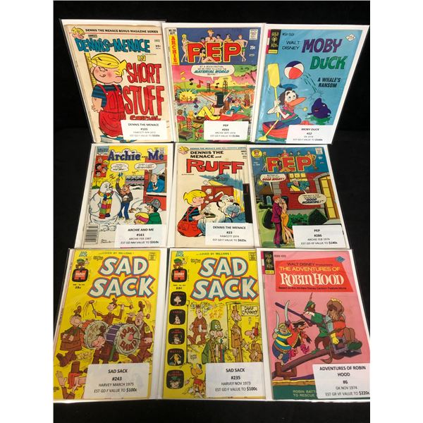 VINTAGE COMIC BOOK LOT
