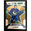 Image 1 : 2019-20 UPPER DECK CREDENTIALS QUINN HUGHES STAR OF THE NIGHT CANUCKS ROOKIE