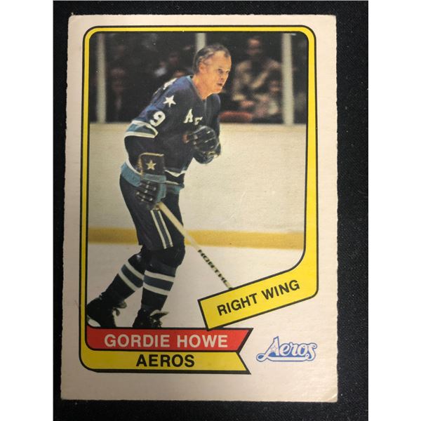1976-77 OPC WHA #50 GORDIE HOWE AEROS