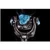 Image 4 : Navajo Spur Sterling & Turquoise Bolo Tie RARE