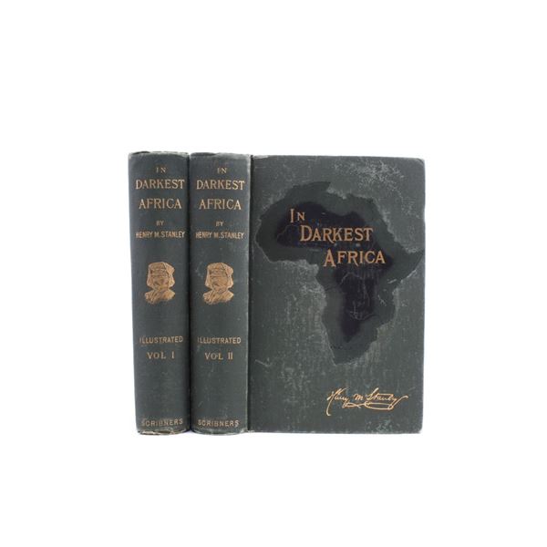First Edition 2 Vol. In Darkest Africa By Stanley