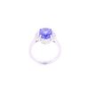 Image 3 : Classic Tanzanite Diamond Ring w/ AIGL Paperwork