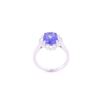 Image 7 : Classic Tanzanite Diamond Ring w/ AIGL Paperwork
