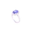 Image 8 : Classic Tanzanite Diamond Ring w/ AIGL Paperwork