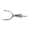Image 22 : Chilean 4 1/8" Rowel Silver Inlaid Spurs c. 1890