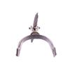 Image 8 : Chilean 4 1/8" Rowel Silver Inlaid Spurs c. 1890