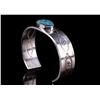Image 7 : Navajo C.J. Butler Silver Turquoise Bracelet