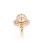 Image 6 : South Sea Pearl & Diamond 18k Yellow Gold Ring