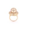 Image 8 : South Sea Pearl & Diamond 18k Yellow Gold Ring