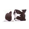 Image 3 : Holstein Spotted Cowhide Premium Pillow Set of Two