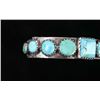 Image 4 : Navajo Sterling Silver & Turquoise Bracelet