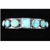 Image 5 : Navajo Sterling Silver & Turquoise Bracelet