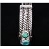 Image 8 : Navajo Sterling Silver & Turquoise Bracelet