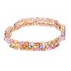 Image 2 : 21.70 ct Multi-Colored Sapphire & Diamond Bracelet