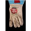 Image 13 : Shoshone Indian Beaded Leather Gauntlets c. 1950's