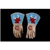 Image 1 : Shoshone Indian Beaded Leather Gauntlets c. 1950's