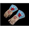 Image 2 : Shoshone Indian Beaded Leather Gauntlets c. 1950's