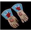 Image 3 : Shoshone Indian Beaded Leather Gauntlets c. 1950's
