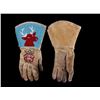 Image 5 : Shoshone Indian Beaded Leather Gauntlets c. 1950's