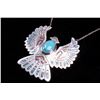 Image 4 : Navajo Lone Mountain Turquoise Chip Inlay Necklace