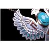 Image 8 : Navajo Lone Mountain Turquoise Chip Inlay Necklace