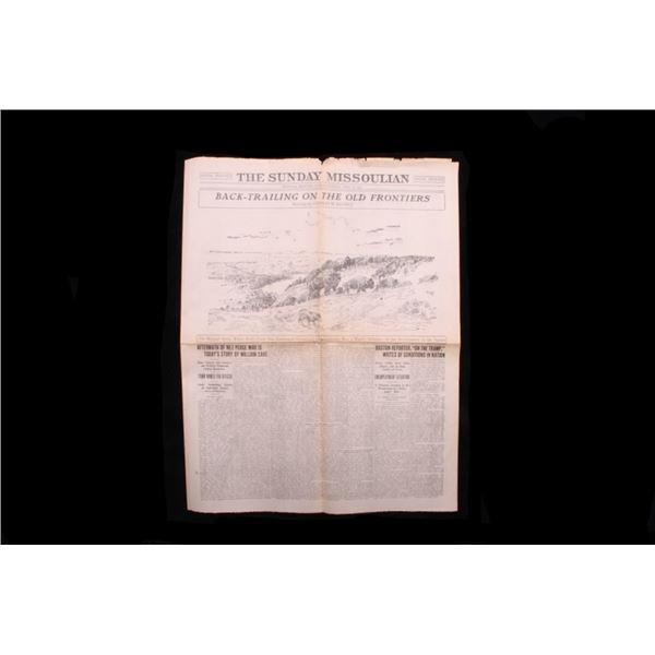 The Sunday Missoulian 1922 C.M Russell