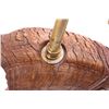 Image 16 : Big Horn Sheep Horn & Burl Lamp c. Mid 1900's