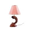 Image 1 : Big Horn Sheep Horn & Burl Lamp c. Mid 1900's