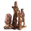 Image 1 : Collection of Ceramic American Indian Statues
