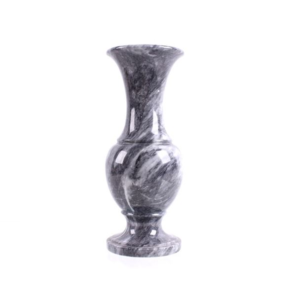 Coastal Gray Quarts Stone Flower Vase