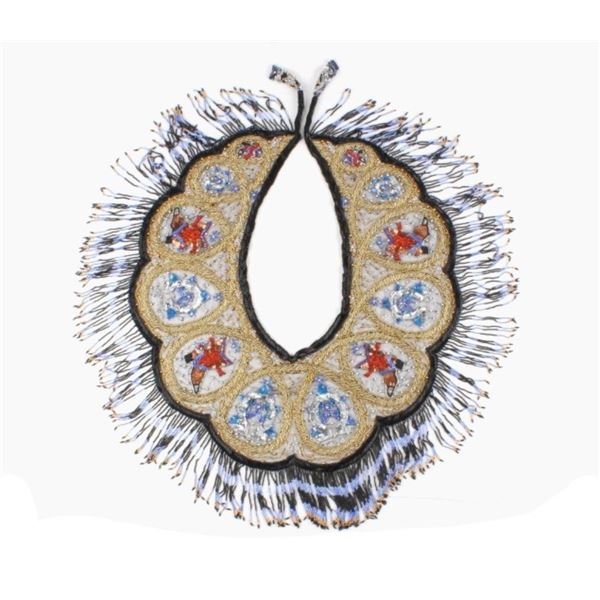 Western Glass Beaded Shawl/Overlay Capelet