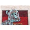 Image 3 : Copper Mask & Woven Blanket Framed Art