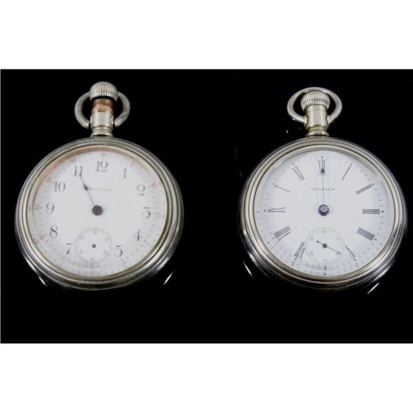 Waltham No. 18 Pocket Watch Set of Two c.1883-1906