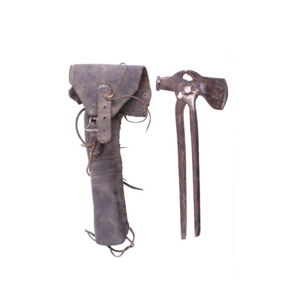 Forged Fence Mending Tool & Leather Holster