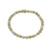 Natural 6 CTW Yellow Sapphire & Diamond Bracelet 14K White Gold - REF-143H3W