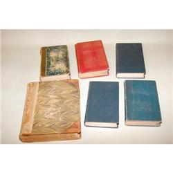 JOHNSON / PIOZZI. A Group of 6 Volumes as