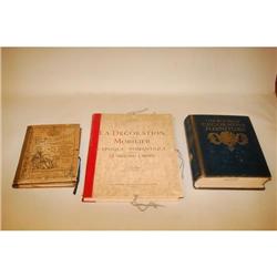 DECORATIVE ARTS. A Group of 3 Volumes as L