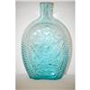 Image 2 : 7" DOUBLE EAGLE BOTTLE FLASK - AQUA PINT W