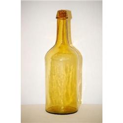 11 1/2" SMALL CYLINDER DEMIJOHN - GREENISH