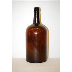 14 3/4" CYLINDER DEMIJOHN EMBOSSED B.F.C.