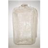 Image 2 : 8 1/2" STEIGEL GLASS BOTTLE W/ ETCHED DECO