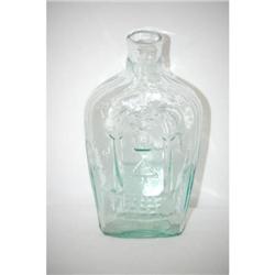 7 1/2" EAGLE-MASONIC BOTTLE FLASK - AQUAMA