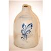 Image 1 : A.B. WHEELER STONEWARE JUG W/ FLORAL DECOR