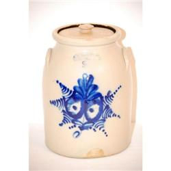 F.B. NORTON & CO. 2 GAL. STONEWARE STORAGE