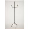 Image 1 : WROUGHT IRON FLOOR CANDLEABRA W/ ADJUSTABL
