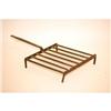 Image 1 : WROUGHT IRON BROILER W/ FOOTED SQUARE FRAM