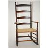 Image 1 : SHAKER NO. 6 ROCKING LADDERBACK ARMCHAIR W