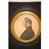 Image 2 : 19TH CENT. MINIATURE WATERCOLOR PORTRAIT O
